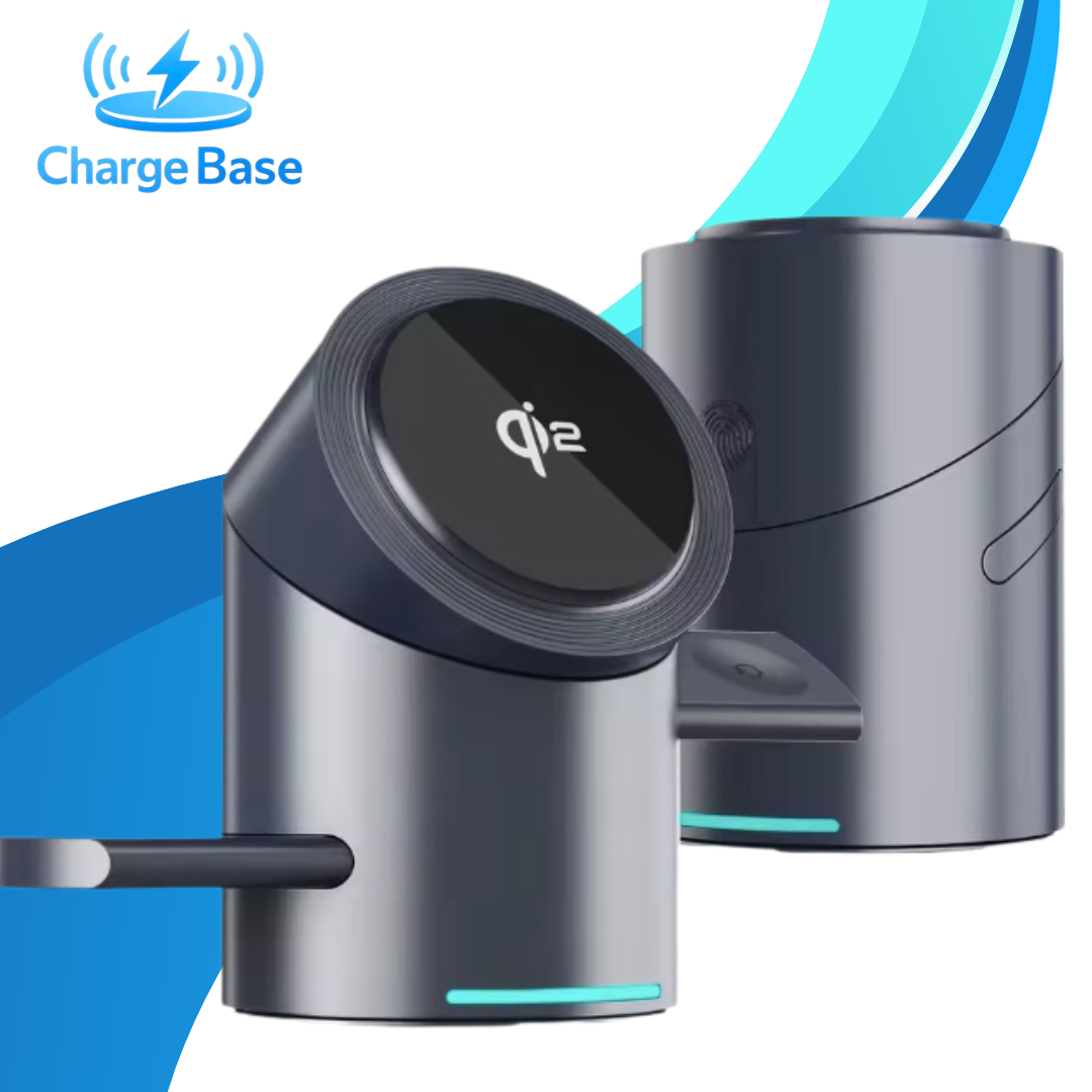 Charge Base™ Qi2 3-IN-1 Magnetic Wireless Charger